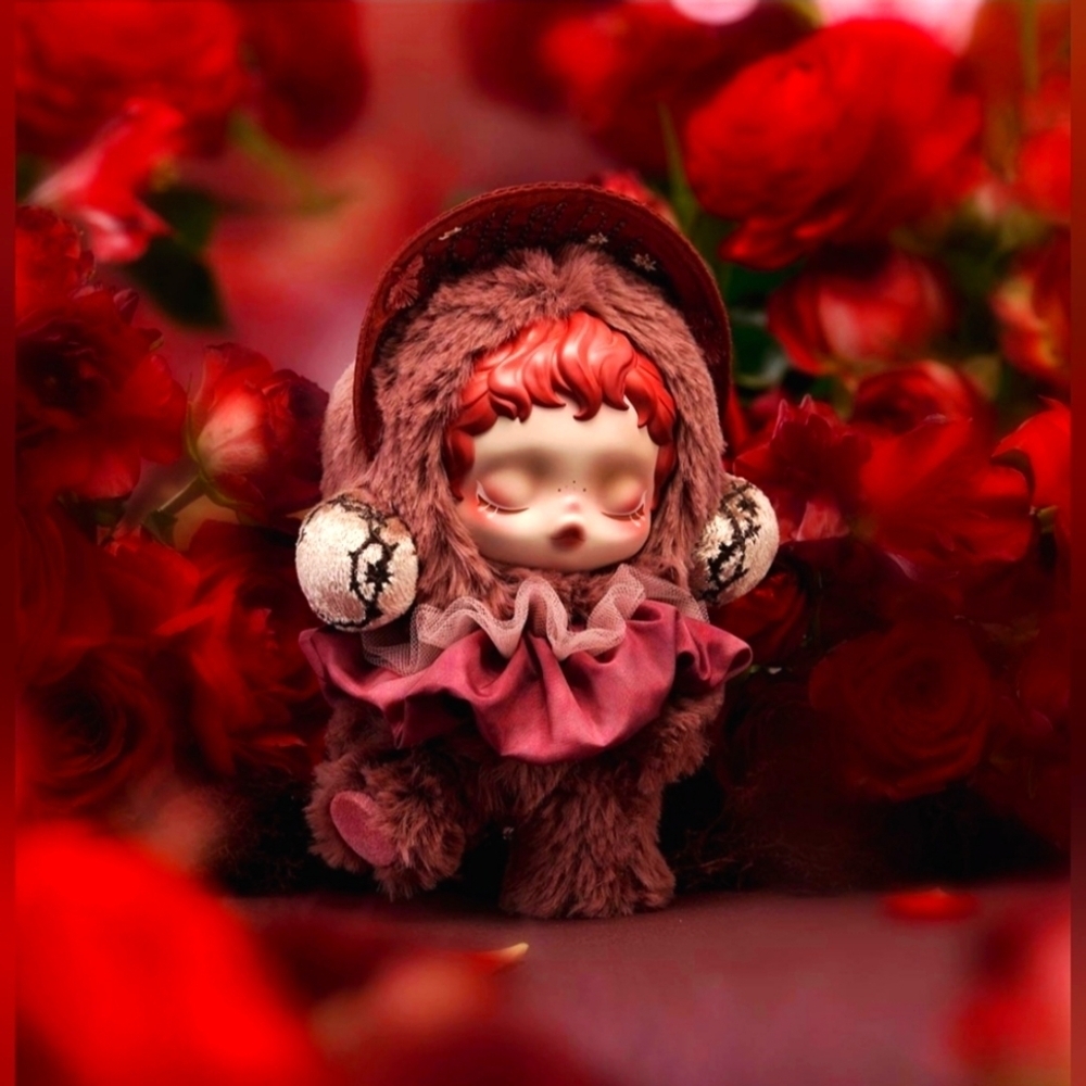New authentic Pop mart SKULLPANDA L'impressionnisme Series Plush Doll BLOSSOM